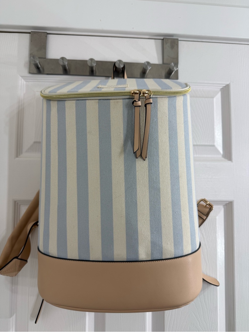 Poppy & Peonies Chill Out Leakproof Cooler Backpack Amalfi Stripe - Picture 3 of 12